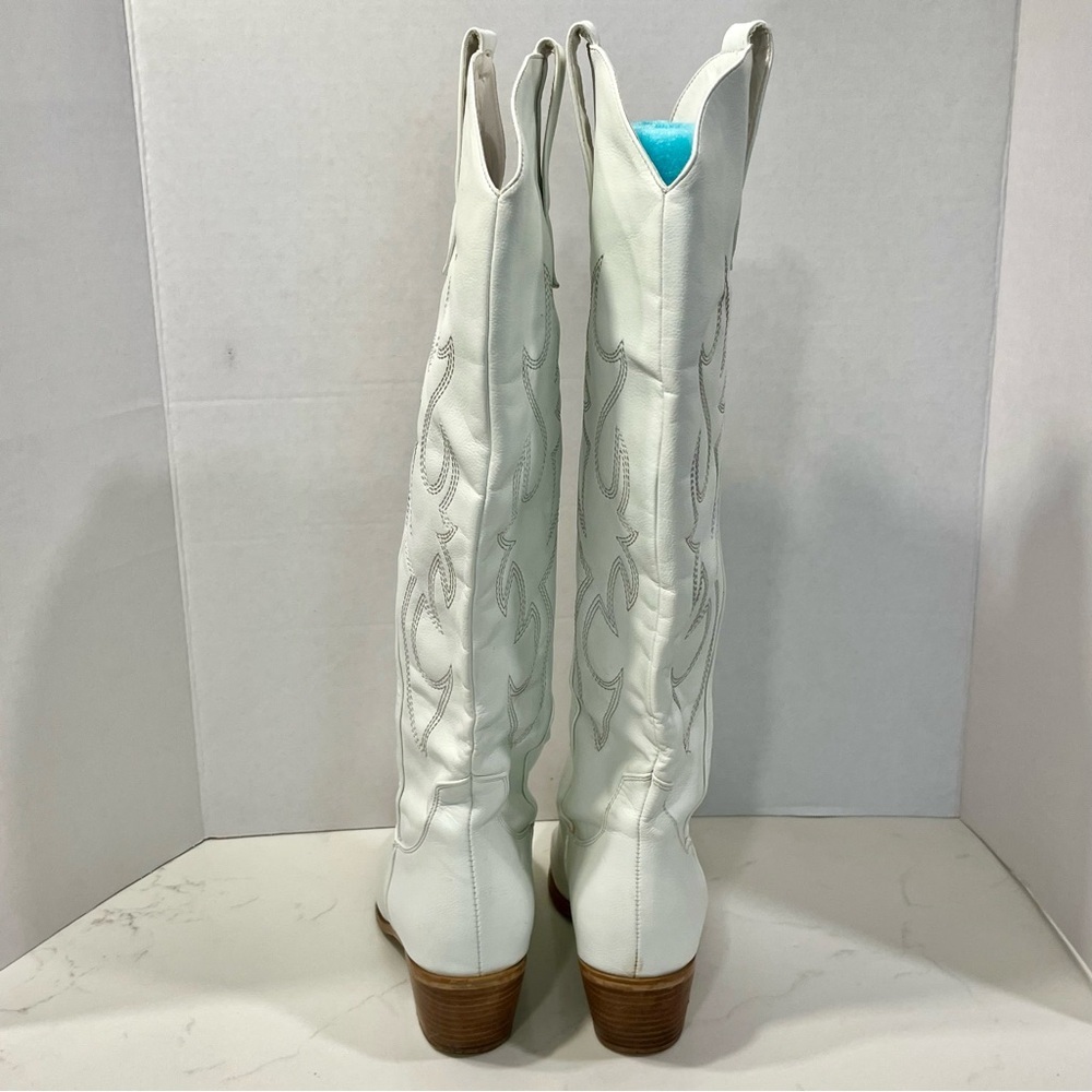 Bellini Urson White Western Style Boots 6 - Picture 8 of 16